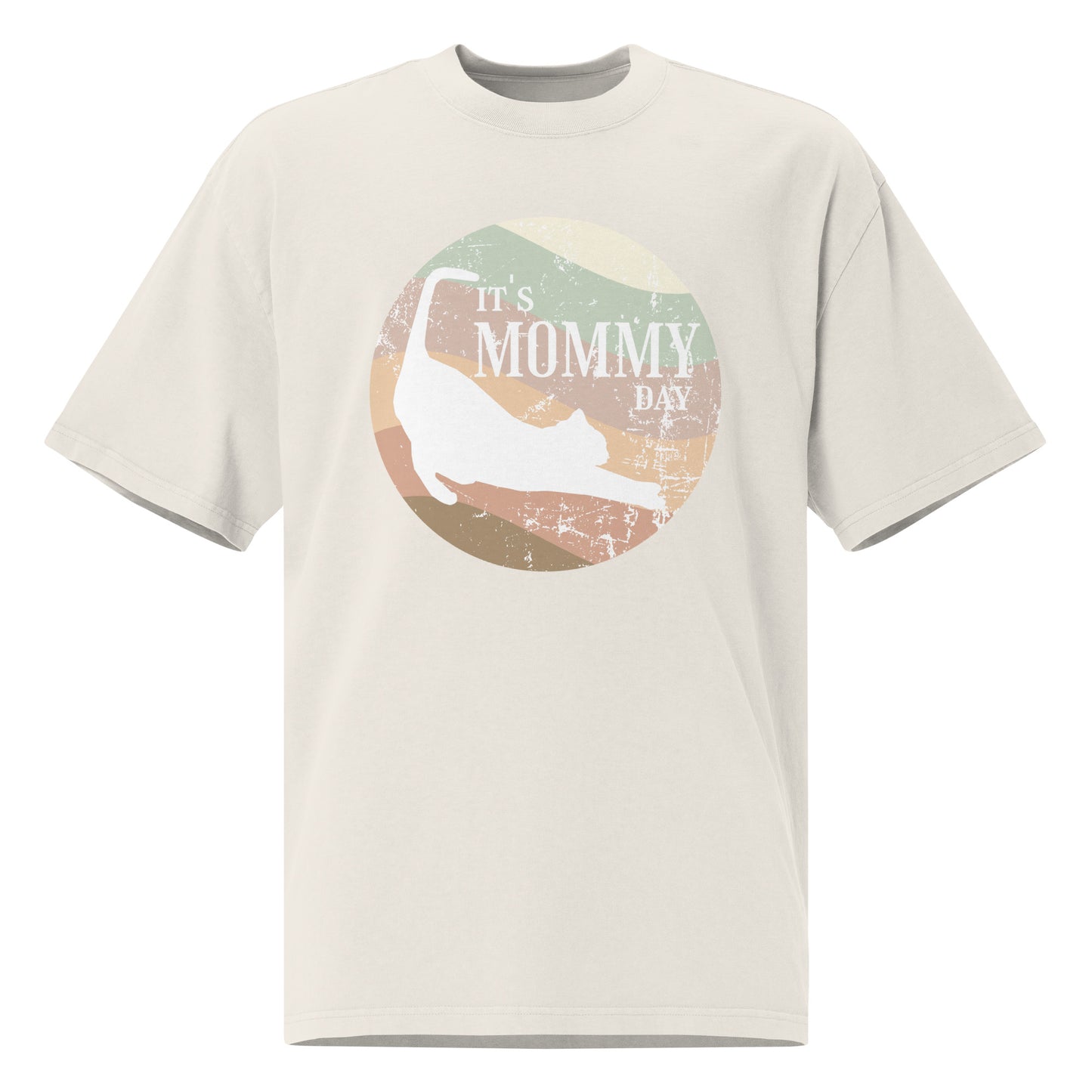 Oversized faded t-shirt Women's T-shirt Mother's Day T-shirt